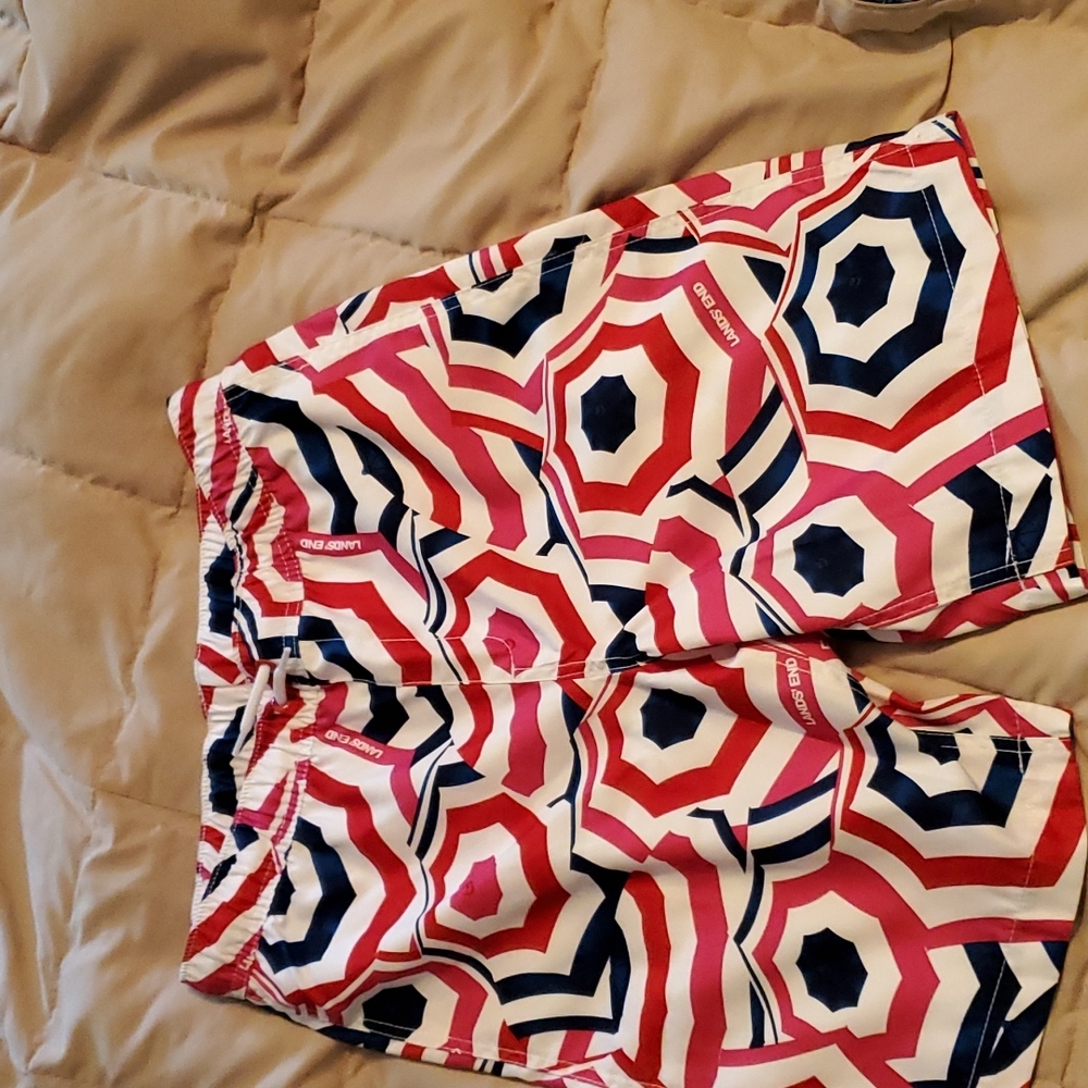 Lands End Boys Swim Trunk.  New never worn no tags.  Size XL (14/16)